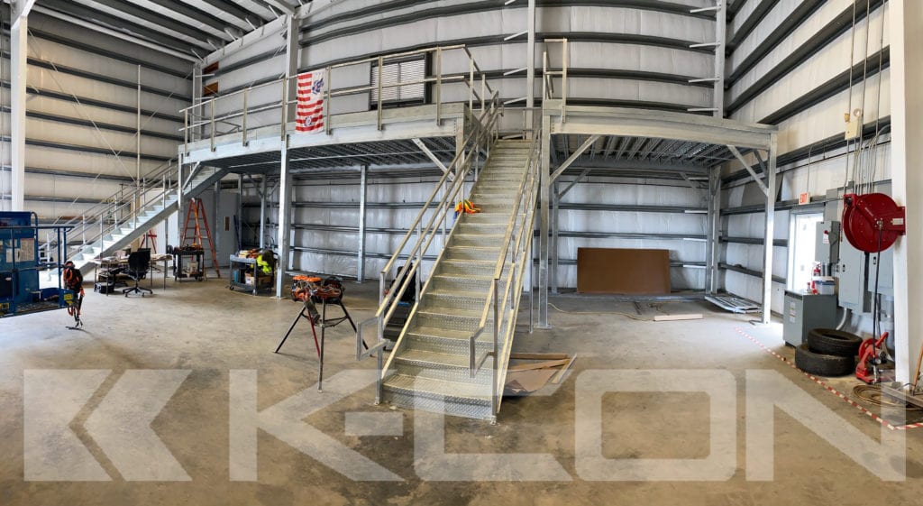 K-Con metal building and mezzanine