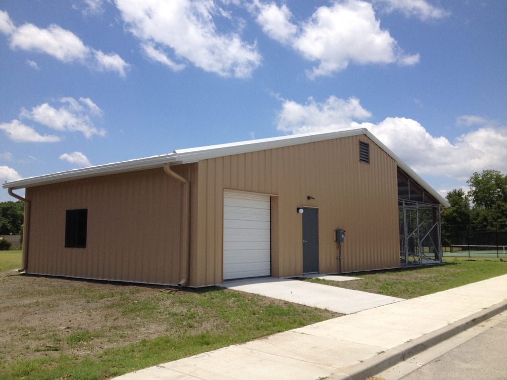 School Athletic Storage Building
