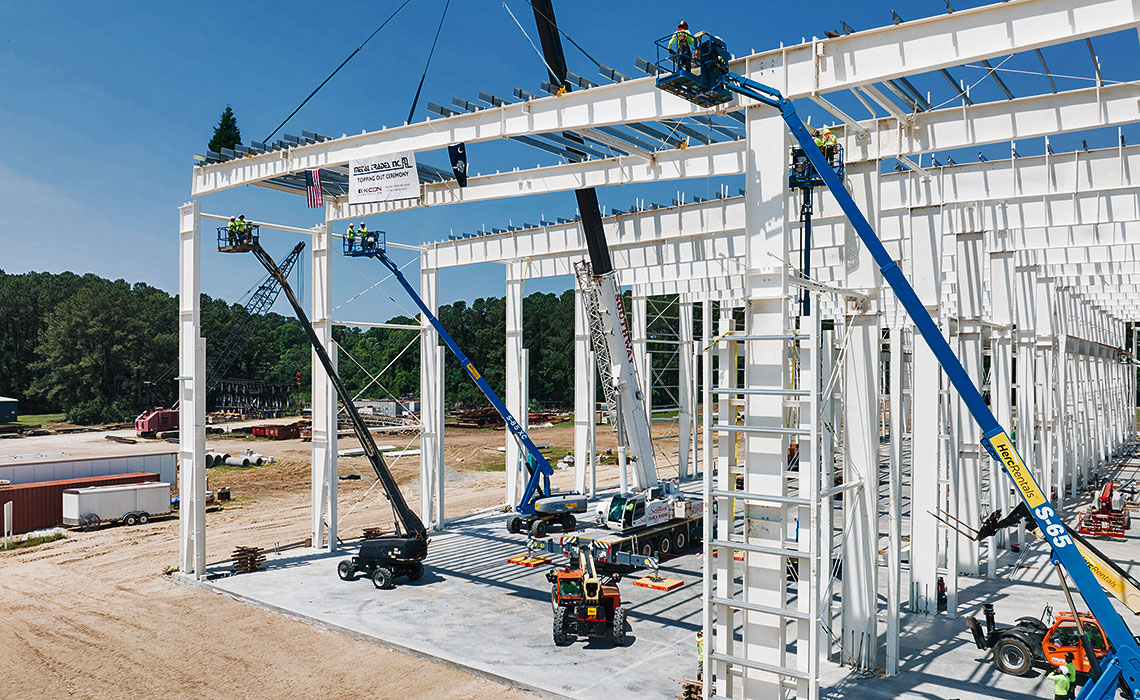 K-Con Metal Trades Topping Out Ceremony