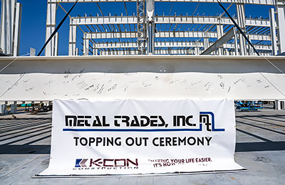 K-Con Metal Trades Topping Out Ceremony