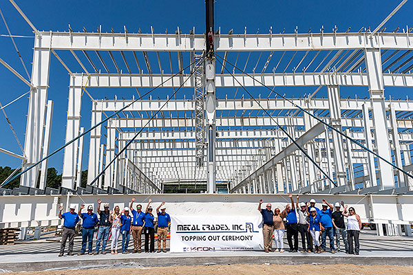K-Con Metal Trades Topping Out Ceremony